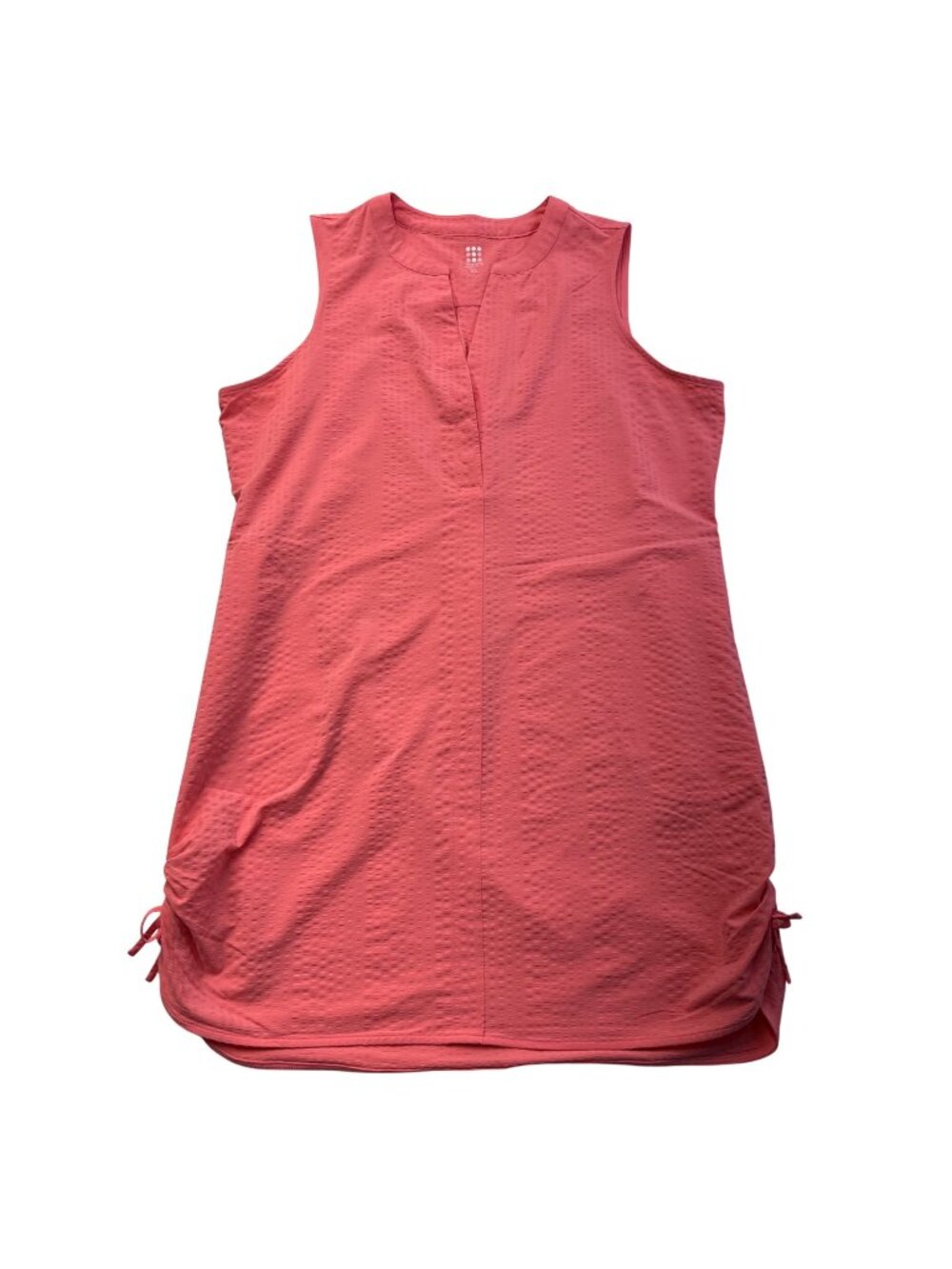 Title Nine Speed Racer Tunic Dress Size XL Pink Sleeveless Cinch Travel Athletic